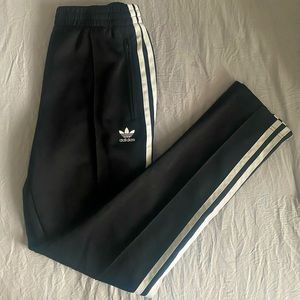 Women's Adidas Cropped Three-Stripe Pants